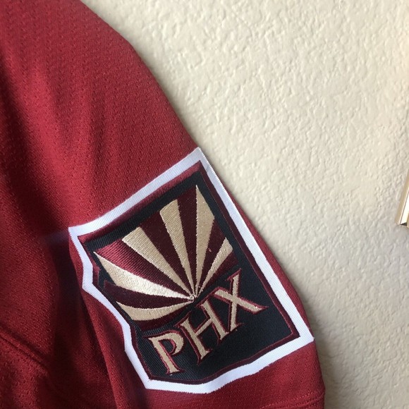 NWT Phoenix Coyotes Koho Team Autographed NHL Jersey Red White Men’s Size XL - Picture 8 of 9